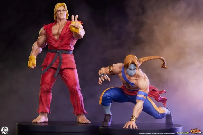 Street Fighter Street Jam Ken y Vega 1/10 Scale Statue Set