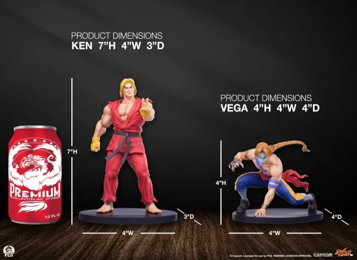 Street Fighter Street Jam Ken y Vega 1/10 Scale Statue Set - Imagen 34