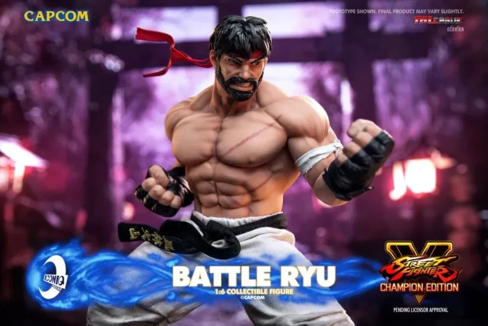 Street Fighter V Champion Edition Iconiq Gaming Series Battle Ryu 1/6 Scale Limited Edition Collectible Figure - Imagen 9