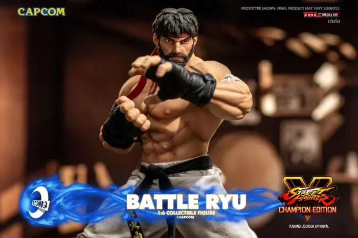 Street Fighter V Champion Edition Iconiq Gaming Series Battle Ryu 1/6 Scale Limited Edition Collectible Figure