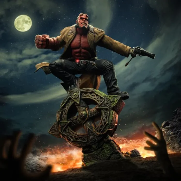 Hellboy II The Golden Army Battle Diorama Series Hellboy 1/10 - Imagen 2