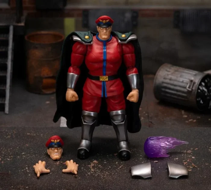 Ultra Street Fighter II The Final Challengers M Bison 1/12 Scale Action Figure - Imagen 6