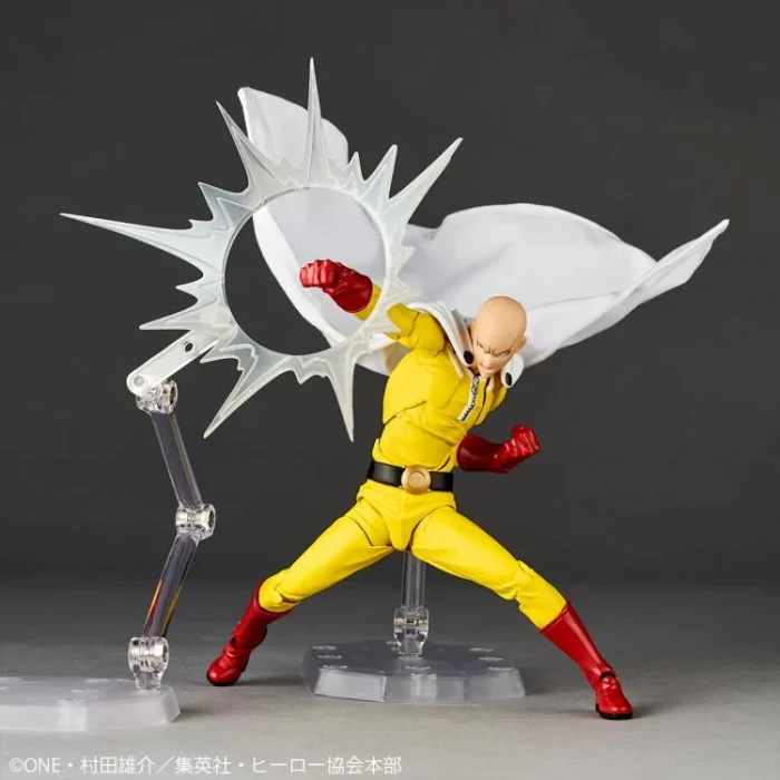 One Punch Man Amazing Yamaguchi Revoltech NR064 Saitama Action Figure - Imagen 5