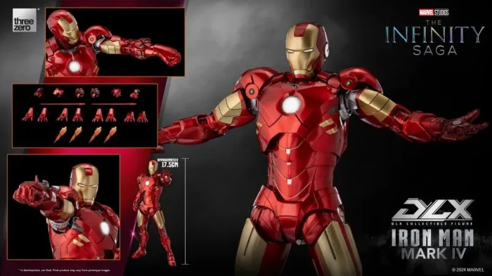 Avengers The Infinity Saga DLX Iron Man Mark IV 1/12 Scale Action Figure - Imagen 15