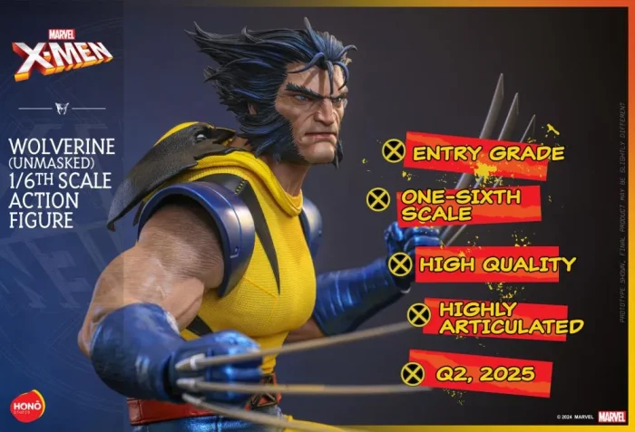 Marvel Comics HS06 Wolverine Unmasked 1/6th Scale Collectible Figure - Imagen 19