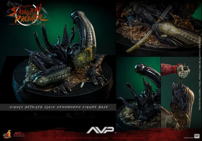 Alien vs. Predator AC06 Akaoni Samurai Predator 1/6th Scale Collectible Figure - Imagen 3