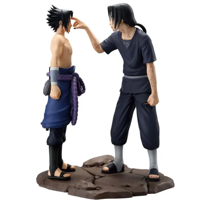 Naruto Shippuden Revible Moment Ichibansho Sasuke Uchiha and Itachi Uchiha Red Eyes Reflecting the Heart Figure - Imagen 3