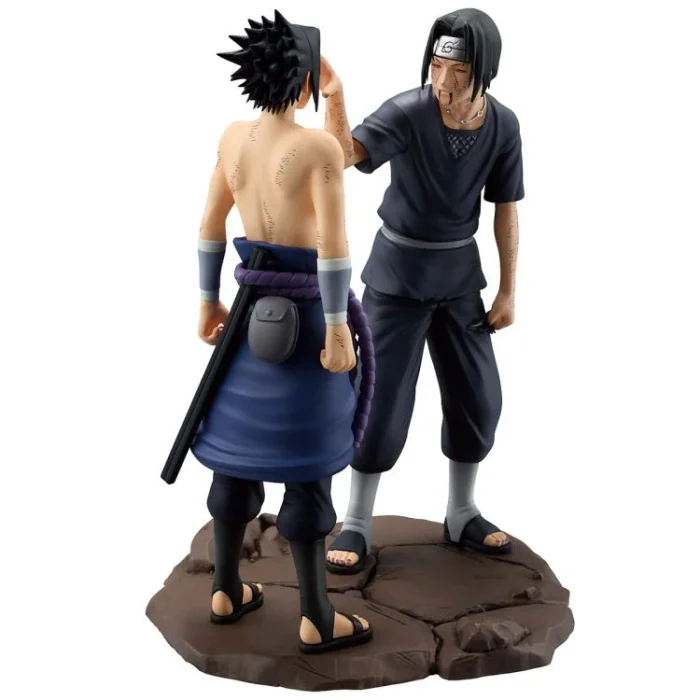 Naruto Shippuden Revible Moment Ichibansho Sasuke Uchiha and Itachi Uchiha Red Eyes Reflecting the Heart Figure - Imagen 5