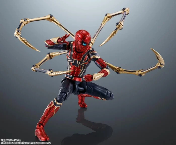 Spider Man No Way Home SH Figuarts Iron Spider Action Figure - Imagen 2