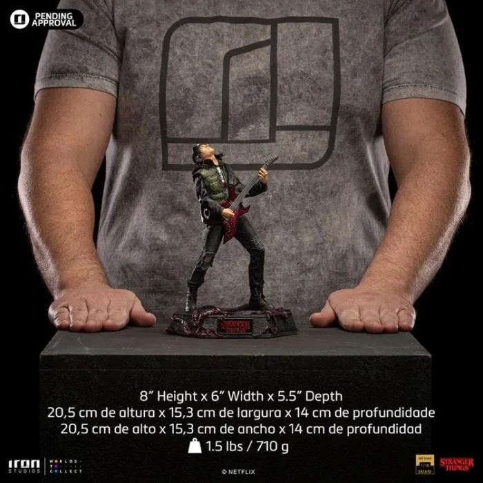 Stranger Things Eddie Munson 1/10 Deluxe Art Scale - Imagen 14