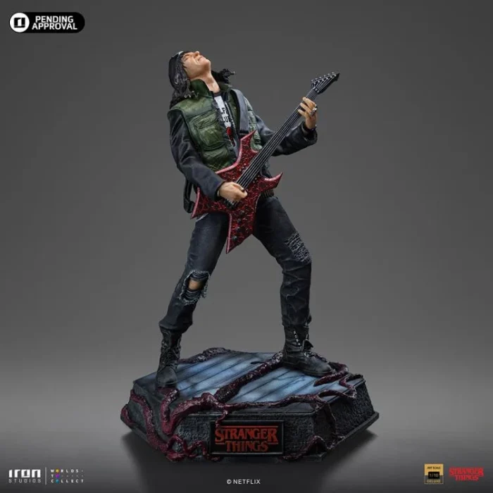 Stranger Things Eddie Munson 1/10 Deluxe Art Scale - Imagen 10