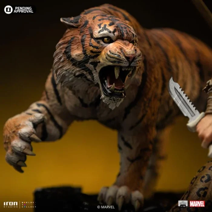 Marvel Spider Man vs Villains Battle Diorama Series Kraven 1/10 Art Scale Limited Edition Statue - Imagen 8