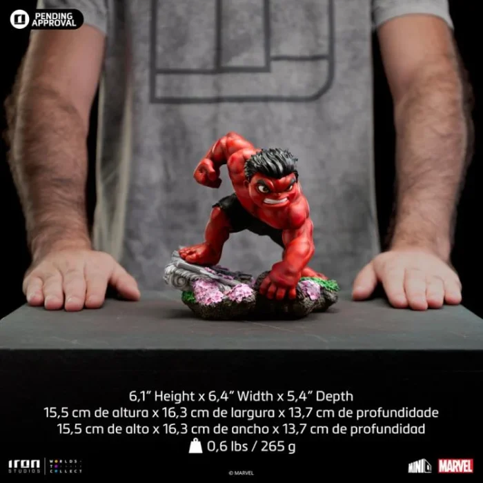 Captain America Brave New World MiniCo Red Hulk - Imagen 6