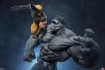 Marvel Grey Hulk vs Wolverine Maquette - Imagen 8