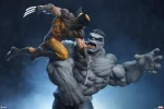 Marvel Grey Hulk vs Wolverine Maquette - Imagen 11