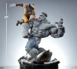 Marvel Grey Hulk vs Wolverine Maquette - Imagen 7