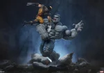 Marvel Grey Hulk vs Wolverine Maquette - Imagen 3