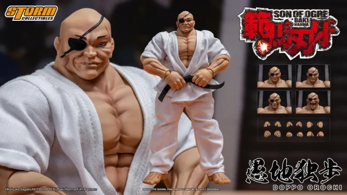 Baki Hanma Son of Ogre Doppo Orochi 1/12 Scale Action Figure - Imagen 18