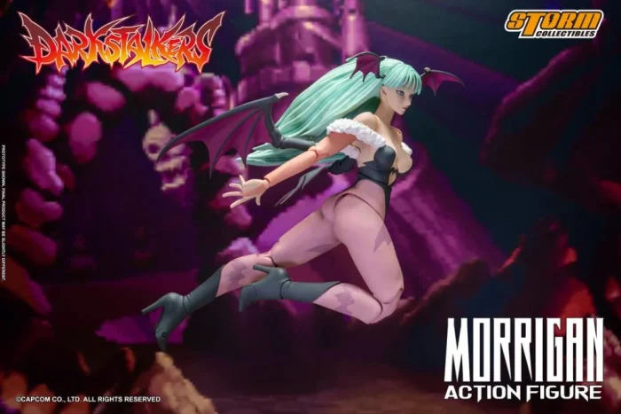 Darkstalkers Morrigan 1/12 Scale Exclusive Action Figure - Imagen 5