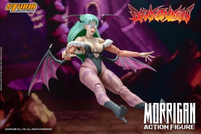 Darkstalkers Morrigan 1/12 Scale Exclusive Action Figure - Imagen 11