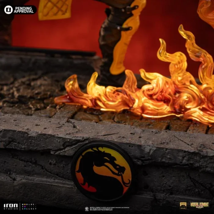 Mortal Kombat Scorpion Fatality 1/10 Deluxe Art Scale - Imagen 7