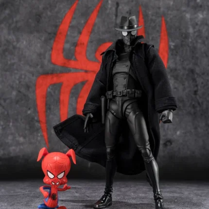 Across the Spider Verse SH Figuarts Spider Man Noir and Spider Ham Action Figure Set