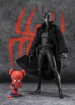 Across the Spider Verse SH Figuarts Spider Man Noir and Spider Ham Action Figure Set - Imagen 2