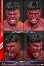 Captain America Brave New World MMS797 Red Hulk 1/6 Collectible Figure - Imagen 17