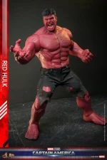 Captain America Brave New World MMS797 Red Hulk 1/6 Collectible Figure - Imagen 10