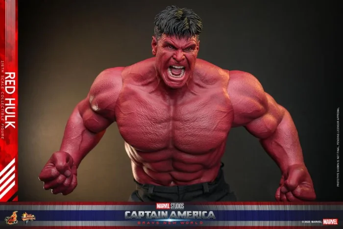 Captain America Brave New World MMS797 Red Hulk 1/6 Collectible Figure - Imagen 8