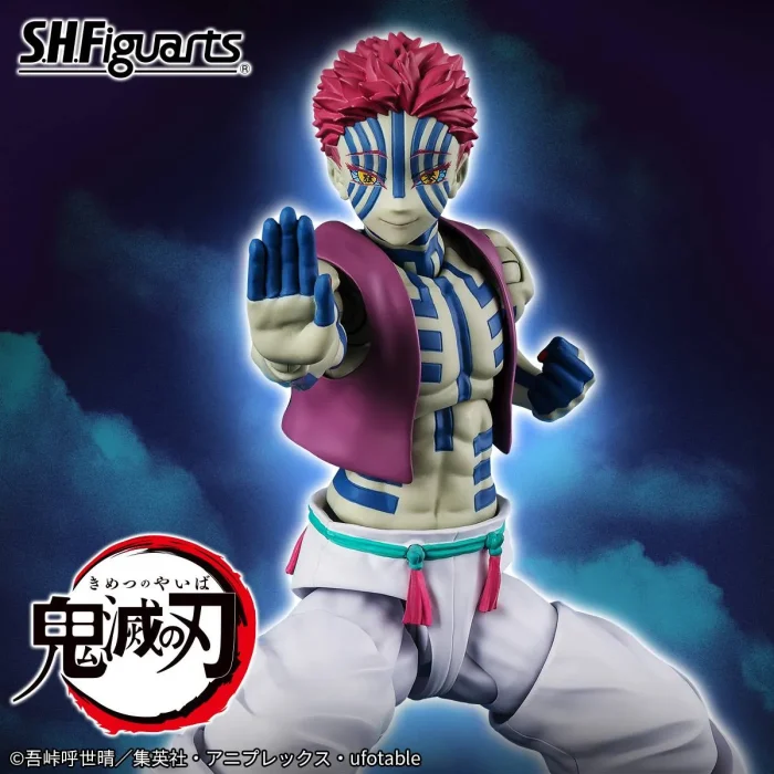 Demon Slayer Kimetsu no Yaiba SH Figuarts Akaza - Imagen 2