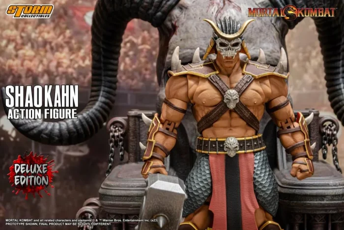 Mortal Kombat Shao Kahn Deluxe Ver 1/12 Scale - Imagen 6