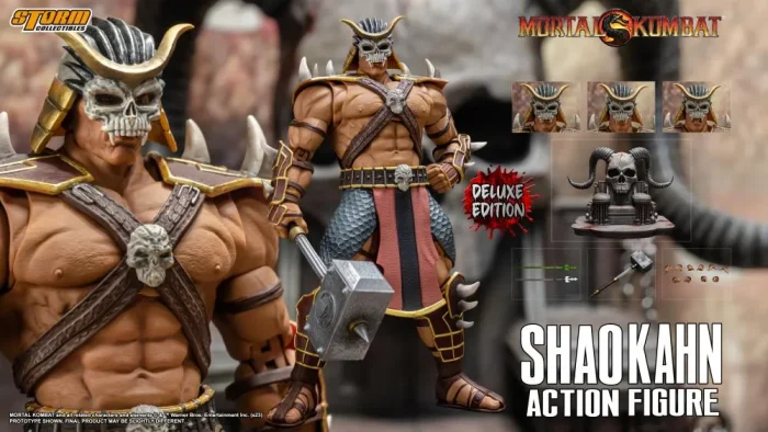 Mortal Kombat Shao Kahn Deluxe Ver 1/12 Scale - Imagen 24