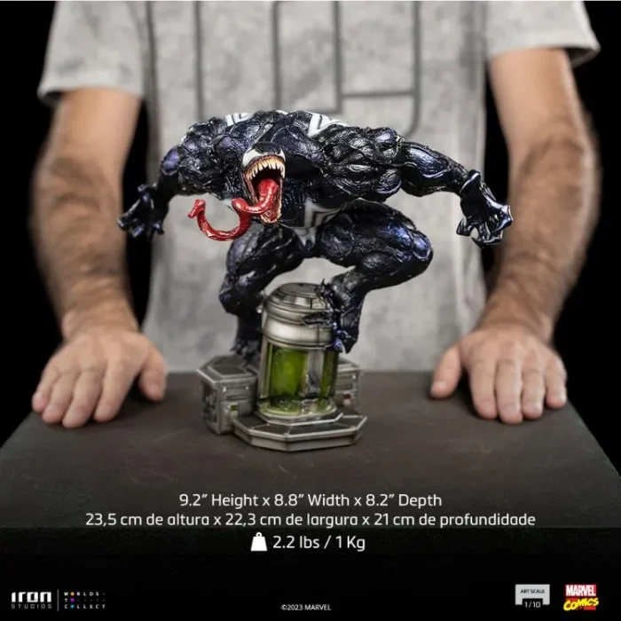 Statue Venom Spider man vs Villains Art Scale 1/10 Iron Studios - Imagen 14