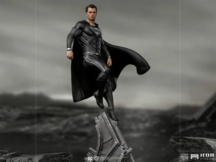 Iron Studios Zack Snyder Justice League Superman Black Suit 1/10