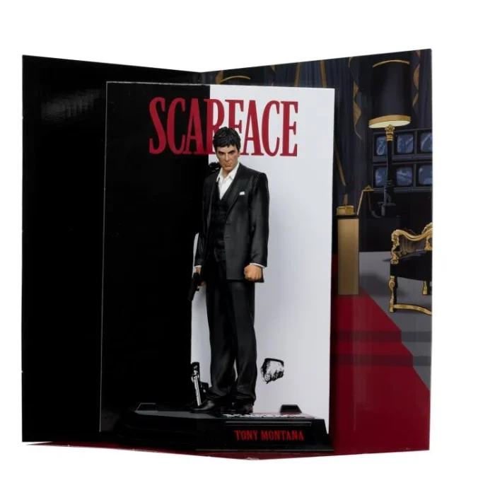Scarface Movie Maniacs Tony Montana Figura de Edicion Limitada - Imagen 6