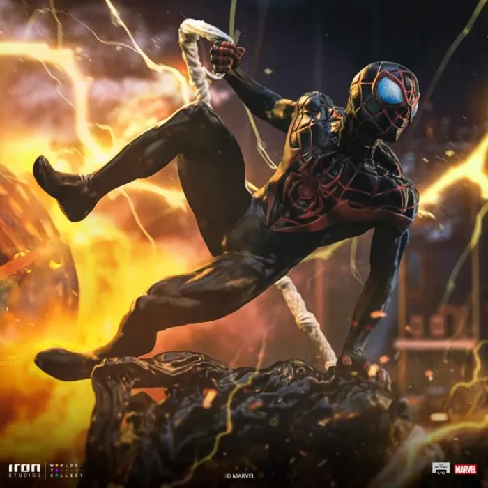 Marvel Spider Man vs Villains Battle Diorama Series Miles Morales 1/10 - Imagen 2