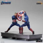 Avengers Endgame Battle Diorama Series Captain America Vs Captain Iron Studios