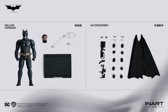 Batman 1/12 DELUXE Scale Figure The Dark Knight Rises INART - Imagen 28