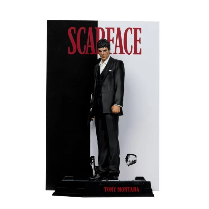 Scarface Movie Maniacs Tony Montana Figura de Edicion Limitada - Imagen 4