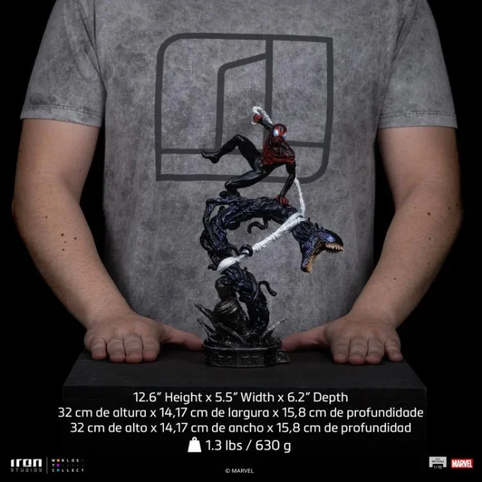 Marvel Spider Man vs Villains Battle Diorama Series Miles Morales 1/10 - Imagen 13