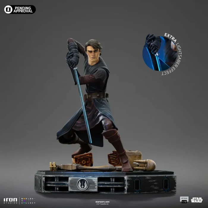 Anakin Skywalker Star Wars Clone Wars Art Scale 1/10 - Imagen 3