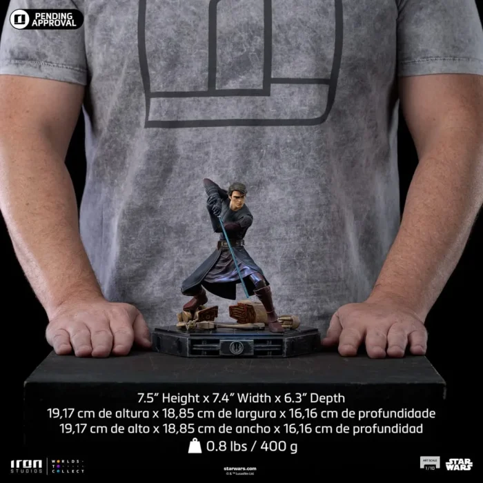 Anakin Skywalker Star Wars Clone Wars Art Scale 1/10 - Imagen 15