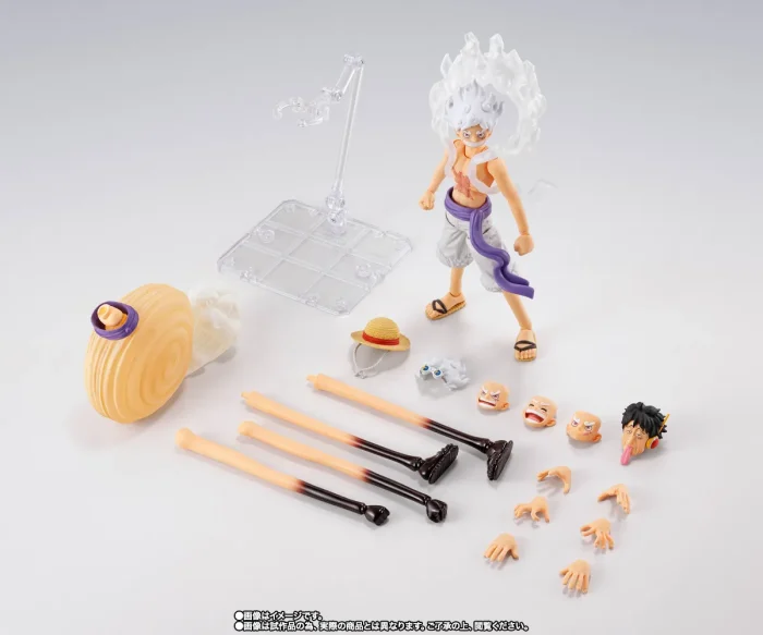 SH FIGUARTS One Piece Gear 5 Monkey D Luffy Egghead - Imagen 8
