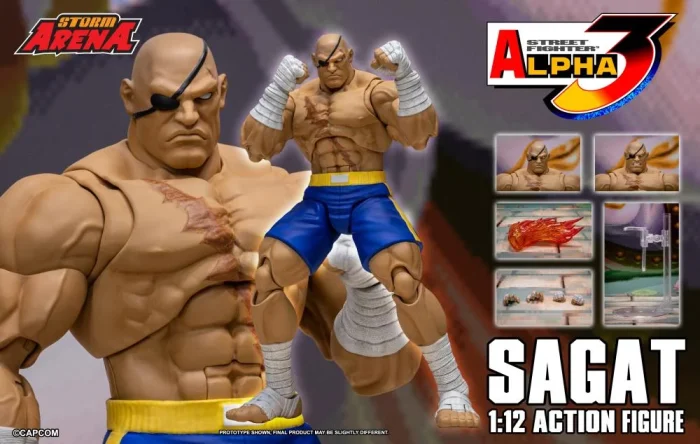 Street Fighter Alpha 3 Storm Arena Sagat 1/12 - Imagen 25