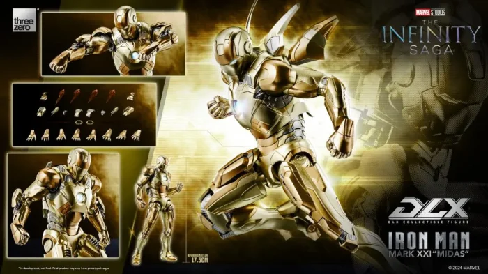 Avengers The Infinity Saga DLX Iron Man Mark XXI Midas 1/12 - Imagen 12