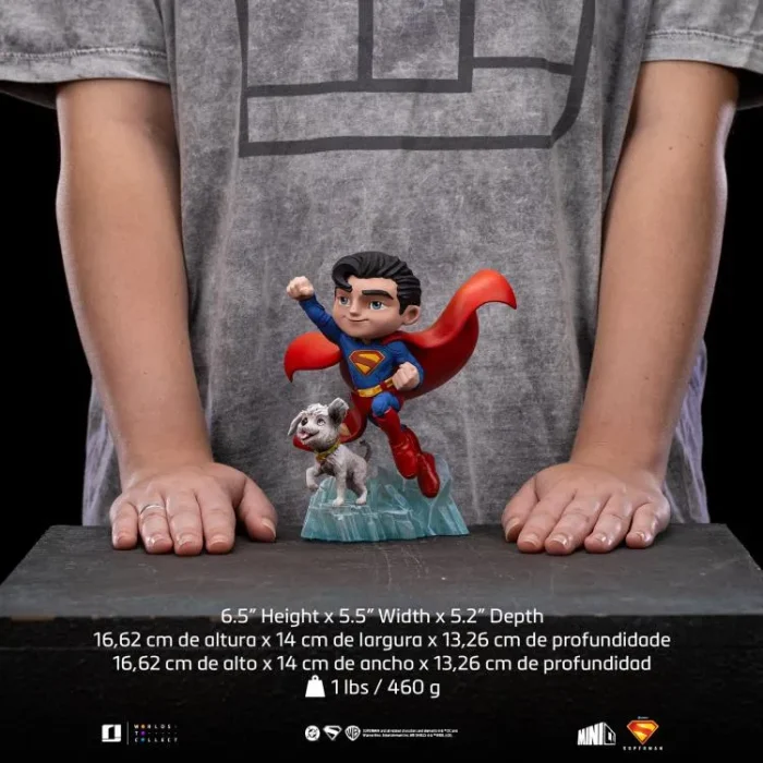 Superman 2025 MiniCo Superman Krypto Figure - Imagen 8