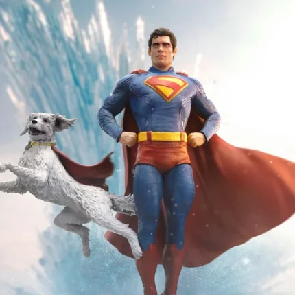 Superman 2025 Superman & Krypto 1/10 Art Scale Statue