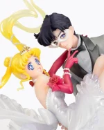 Sailor Moon FiguartsZERO Chouette Usagi and Tuxedo Mask Moonlight Glow Edition - Imagen 8
