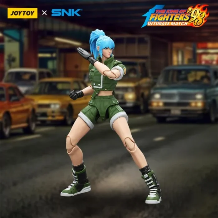 The King of Fighters 98 Ultimate Match Ikari Warriors Team Leona Heidern 1/18 - Imagen 2